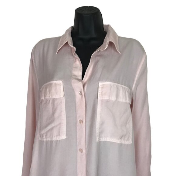 The Group Babaton Light Pink Button Down  Blouse Size M - Picture 3 of 9